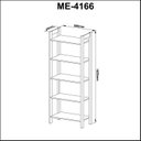 Ver imagem 6 de Estante Para Livros Gamer 5 Prateleiras Me4166