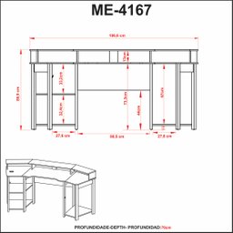 Mesa Gamer Me4167  - 9
