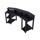 Ver imagem 3 de Mesa Gamer ME4167 186,6cm Azul/Preto