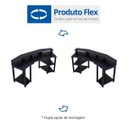 Ver mais imagens de Mesa Gamer ME4167 186,6cm Azul/Preto