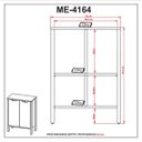 Ver imagem 7 de Balcão para Escritório Gamer 2 Portas Me4164 