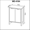 Ver imagem 4 de Balcão para Escritório Gamer 2 Portas Me4164 