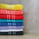 Ver imagem 6 de Toalha de Banho Linea Felpuda Macia 62x120 Camesa - Turquesa