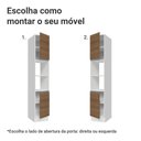 Ver imagem 4 de Paneleiro 40 Cm 2 Portas e 2 Nichos Branco/rustic Glamy Madesa