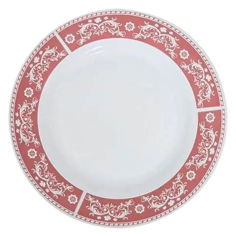 Prato Raso em Porcelana Classic 26cm 1 Peça - Hauskraft