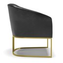 Ver imagem 7 de Cadeira Sala Jantar Industrial Dourado Kit 2 Stella Sintético Pu D03 - D’Rossi