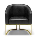 Ver imagem 5 de Cadeira Sala Jantar Industrial Dourado Kit 2 Stella Sintético Pu D03 - D’Rossi