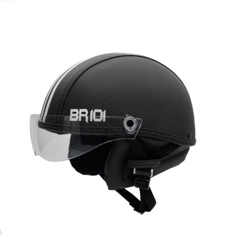 Capacete Coquinho Br 101 Preto Cristal P - Scooter/bike