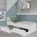 Ver imagem 1 de Cama Solteiro com 2 Gavetas Móvelbras