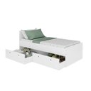 Ver imagem 2 de Cama Solteiro com 2 Gavetas Móvelbras
