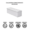Calçadeira Baú Casal 140cm Branco - 5