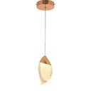 Ver imagem 1 de Pendente Dourado Cristal 19cm Led 5w 3000k Bivolt Paris Luz
