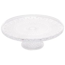 Prato para Bolo de Cristal com Pé Lys 32cm X 11cm - Wolff - 2