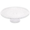 Prato para Bolo de Cristal com Pé Lys 32cm X 11cm - Wolff - 2