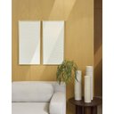 Ver imagem 3 de Quadro em Metal Relevo Ondulado 80x40cm - B