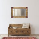 Ver imagem 3 de Espelho Decorativo Retangular Rústico com Moldura 77cm x 57cm Decore Ponto