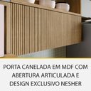 Ver imagem 5 de Cozinha Modulada 5 Peças 4 Portas 4 Gavetas Ripado Marquesa 100 Mdf