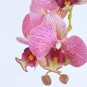 Ver imagem 2 de Arranjo 2 Orquídeas Artificiais Rosa em Ikebana De Vidro Lari