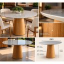 Ver imagem 4 de Mesa de Jantar Redonda com Tampo Laqueado 90cm