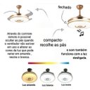 Ver imagem 4 de Ventilador de Teto Retrátil Bivolt Som e Bluetooth