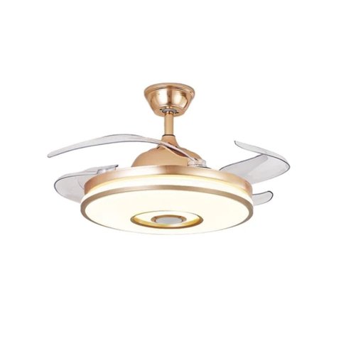 Ventilador de Teto Retrátil Bivolt Som e Bluetooth