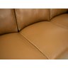 Sofá de Couro Lexus 3 Lugares Brown - Mempra - 3