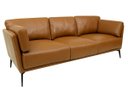Ver imagem 2 de Sofá de Couro Lexus 3 Lugares Brown - Mempra