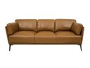 Ver imagem 1 de Sofá de Couro Lexus 3 Lugares Brown - Mempra