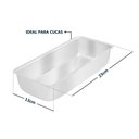 Ver imagem 3 de Forma de Cuca 1,5l Alumínio 23x13 Pães Rocamboles