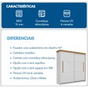 Ver imagem 5 de Roupeiro Bristol 189,5x220cm 2 Gavetas 2 Portas Correr Branco/Freijó BRI122