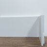 Rodapé de Poliestireno 10cm Liso Branco (10x1x240cm) - 8