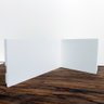 Rodapé de Poliestireno 10cm Liso Branco (10x1x240cm) - 6