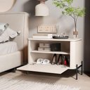 Ver imagem 4 de Jogo de Mesa de Cabeceira Sofia Off White Preto