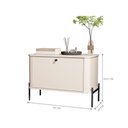 Ver imagem 3 de Jogo de Mesa de Cabeceira Sofia Off White Preto
