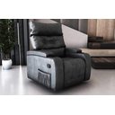 Ver imagem 2 de Poltrona Giratório Papai Reclinavel Mx66 Commander Sintetico Matrix