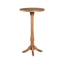 Ver imagem 2 de Conjunto Bistrô Mesa Madeira Maciça com 2 Banquetas Confort Ripada Castanho
