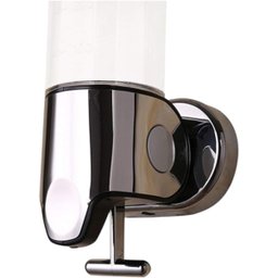 Suporte Dispenser Álcool Gel Shampoo Parede Sabonete 24cmx10cmx10cm - Transparente - 4