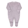 Macacão de Bebê Longo Pelo com Zíper Letut Ref:lt15737 P/g Cinza - 2