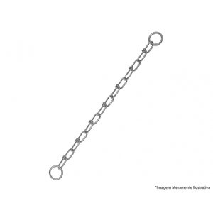 Corrente P/cadeado Nr 1 40cm Elo Torcido
