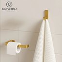 Ver imagem 3 de Kit Banheiro Quadrado 4 Peças + Ducha Higiênica Gold Abs