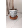 Suporte para Vaso de Planta Redondo Rodinhas Silicone 35cm - 7