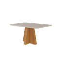 Ver imagem 3 de Conjunto de Jantar 4 Lugares Mesa Patrícia com Tampo de Vidro e 4 Cadeiras