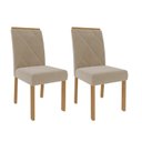 Ver imagem 3 de Conjunto para Sala de Jantar Mesa 130cm Adele 4 Cadeiras Fernanda 