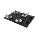 Ver imagem 1 de Cooktop 4 Bocas Terim Vidro Preto com 6 Apoios