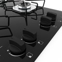 Ver imagem 5 de Cooktop 4 Bocas Terim Vidro Preto com 6 Apoios