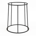 Ver imagem 5 de Suporte de Chão para Vaso de Plantas Redondo 31x50cm Preto - Nv520p