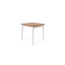 Ver imagem 1 de Mesa 4 Lugares 80x80cm Milena Branco/Marrom