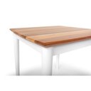 Ver imagem 4 de Mesa 4 Lugares 80x80cm Milena Branco/Marrom