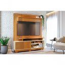 Ver imagem 1 de Home Theater Ares para TV até 75" 160cm MDP e MDF Cinamomo e Off White Madetec Móveis