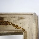 Ver imagem 2 de Espelho Rústico com Moldura Envelhecida e Apliques 122cm x 246cm Decore Ponto